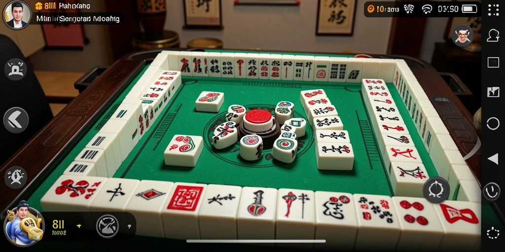 Screenshot gameplay menampilkan momen seru permainan Mahjong.