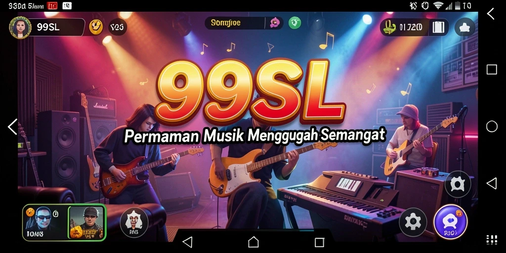 Tampilan gameplay 99SL yang menarik dengan musik interaktif.