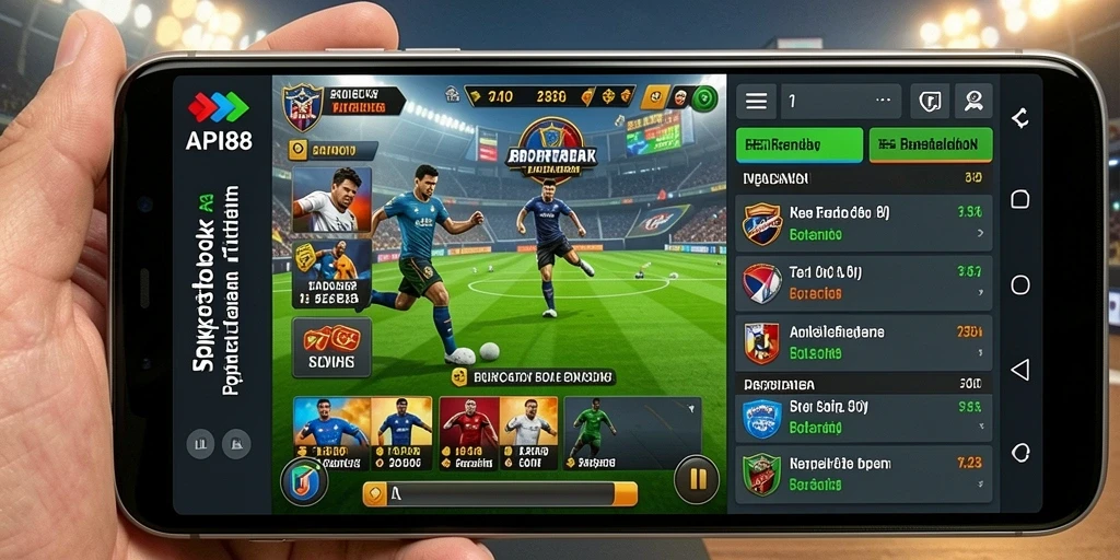Tampilan menarik dari gameplay Sportsbook API88 yang interaktif.