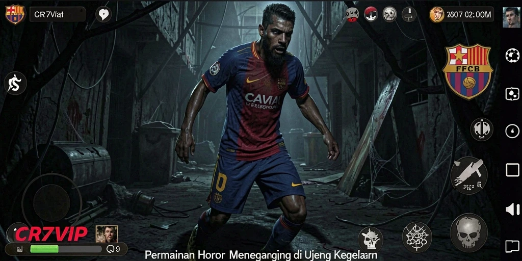 Gameplay seram dari CR7VIP dengan eksplorasi yang menegangkan.