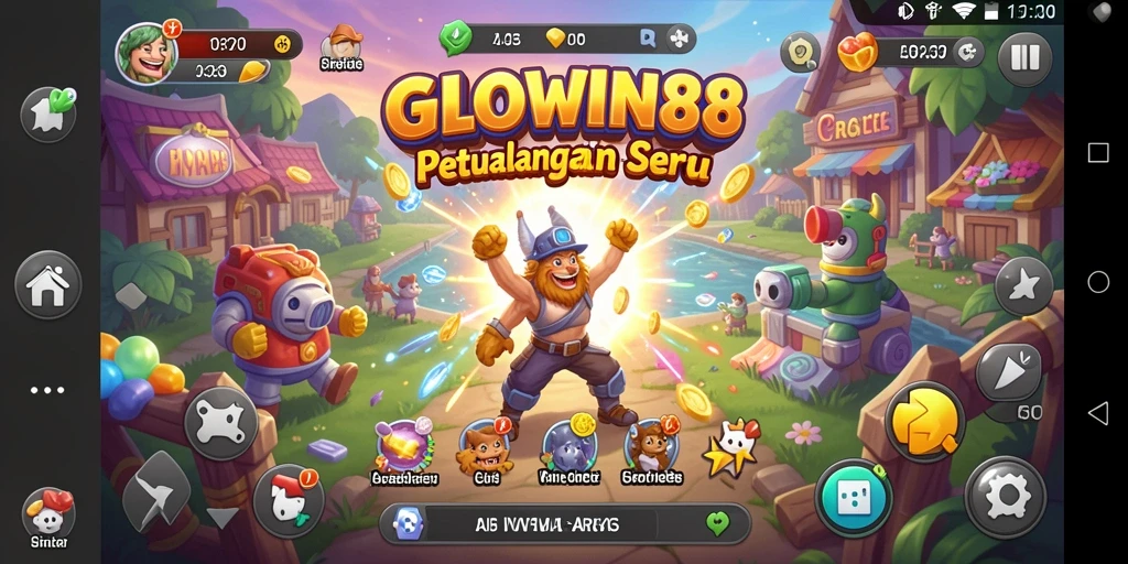 Tampilan gameplay menarik dari GLOWIN88 dalam aksi.