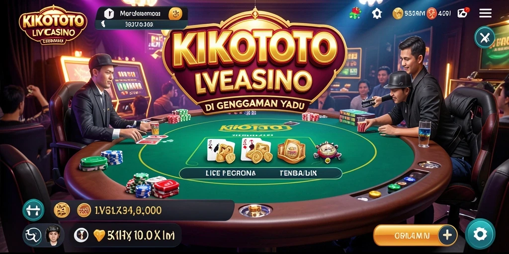 Gameplay KIKOTOTO Live Casino yang mendebarkan dan interaktif.