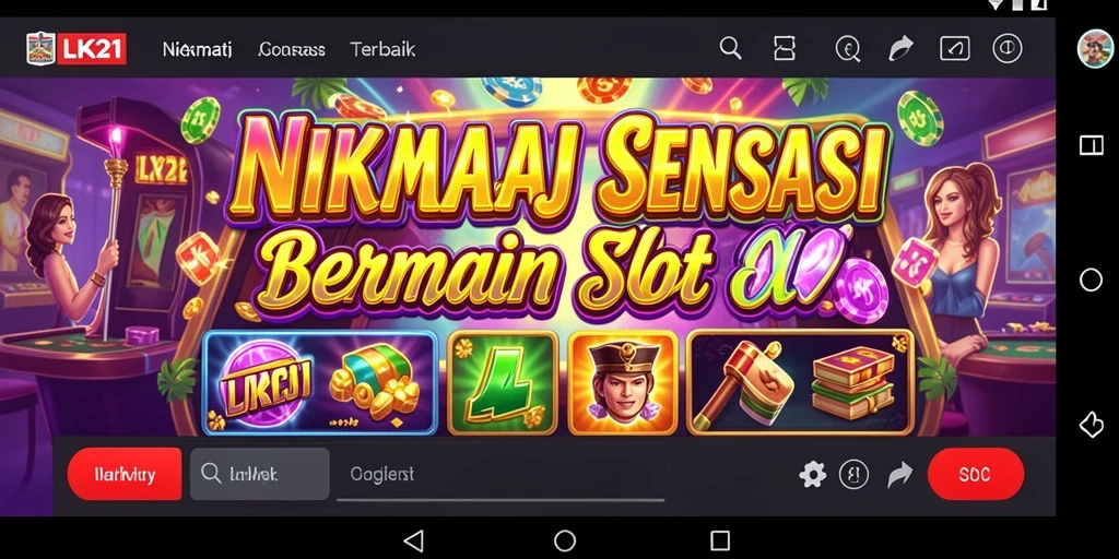 Gameplay LK21 menunjukkan aksi slot yang seru dan penuh warna.
