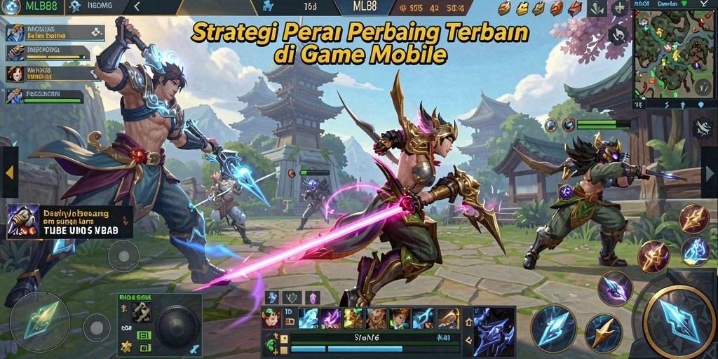 Screenshot gameplay MLBB8 menampilkan aksi pertempuran strategis yang mendebarkan.