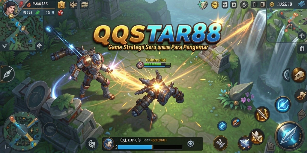 Screenshot gameplay QQSTAR88 menampilkan strategi yang menegangkan.