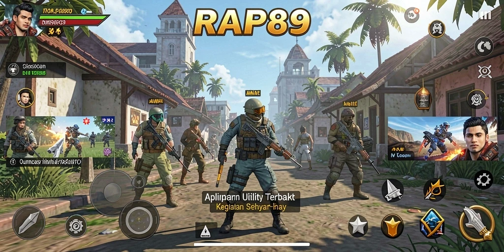 Tampilan utama RAP89 dengan fitur utilitas yang beragam.