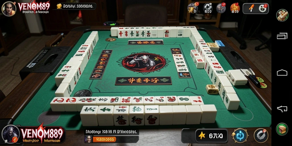 Screenshot gameplay <strong>VENOM889</strong> yang menampilkan keseruan permainan Mahjong.