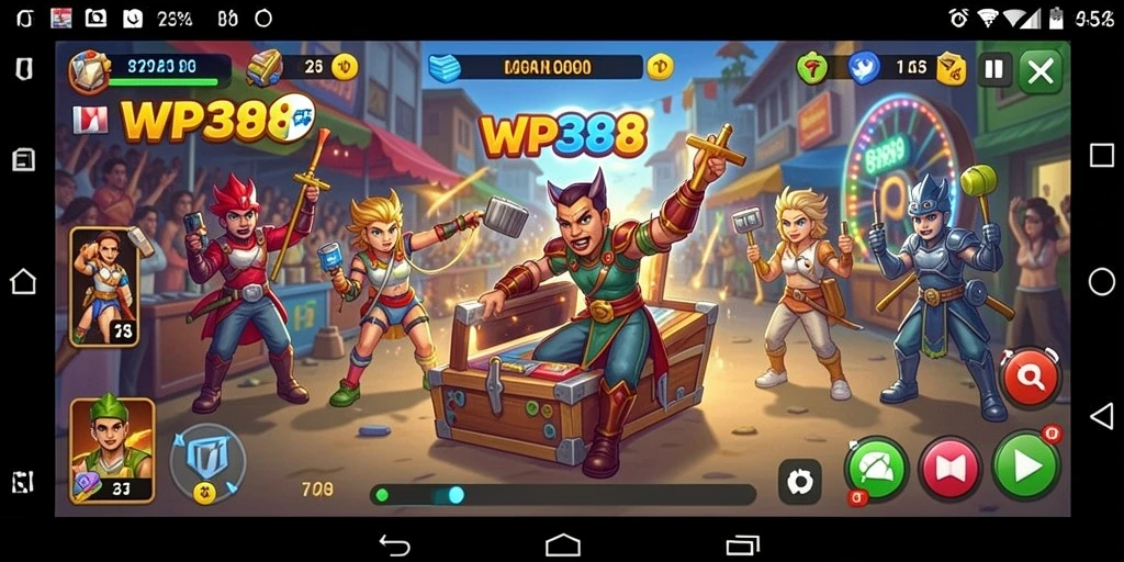 Tampilan gameplay WP888 yang mendebarkan dan strategis.